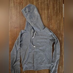 Victoria's Secret Gray Hoodie with Rhinestone Details